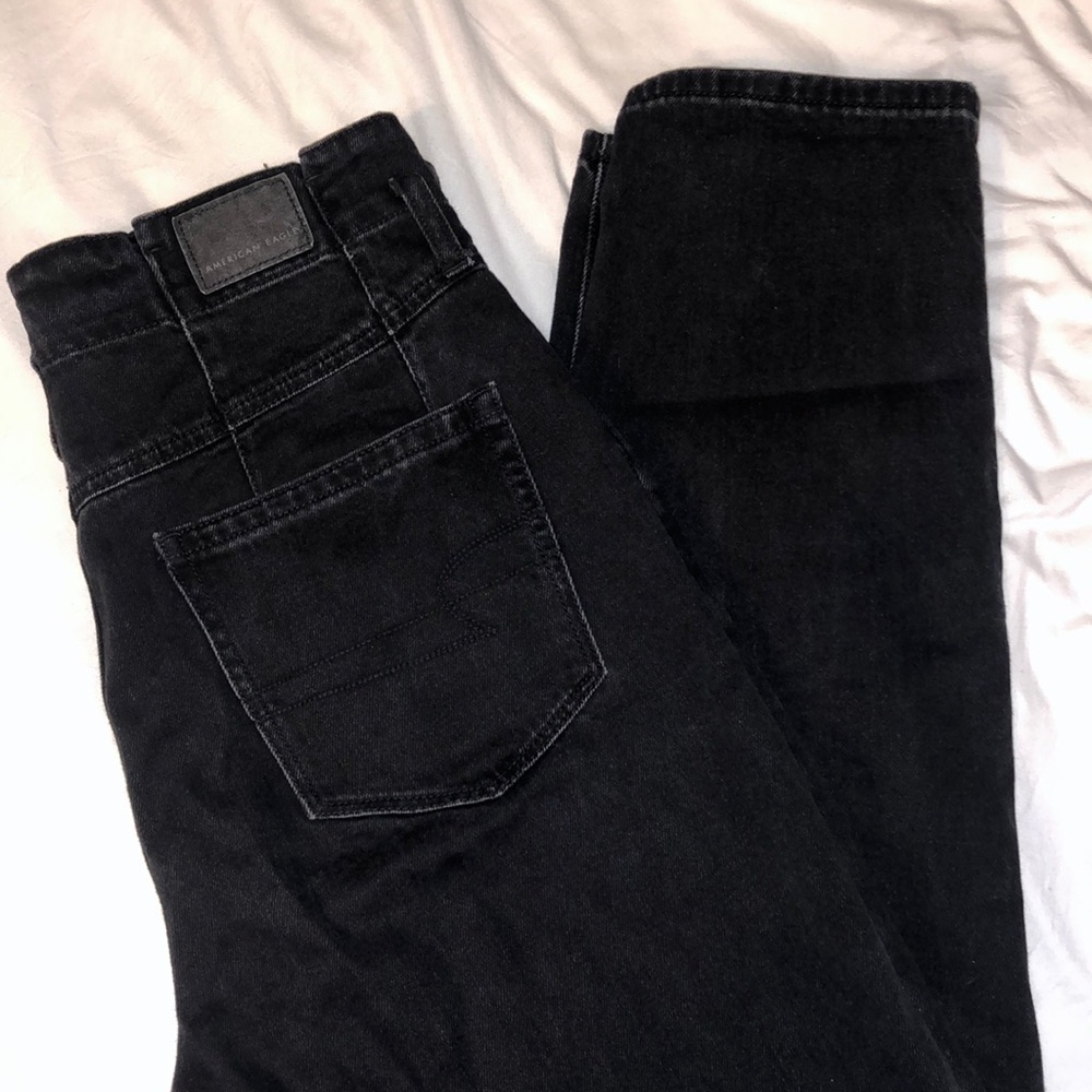 American Eagle Black High Rise Jeans